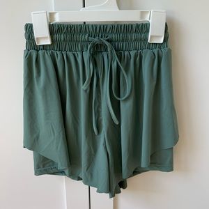 Green Butterfly Shorts
